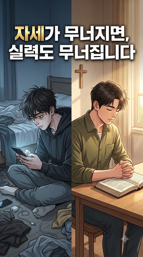 2026.7.29 자세가 무너지면 실력도 무너집니다